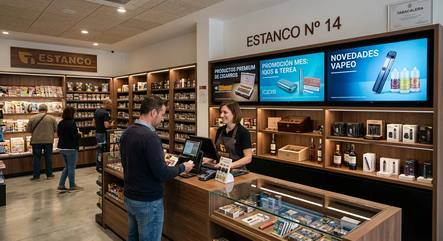 Cartelería Digital para Estancos en Elburgo/Burgelu