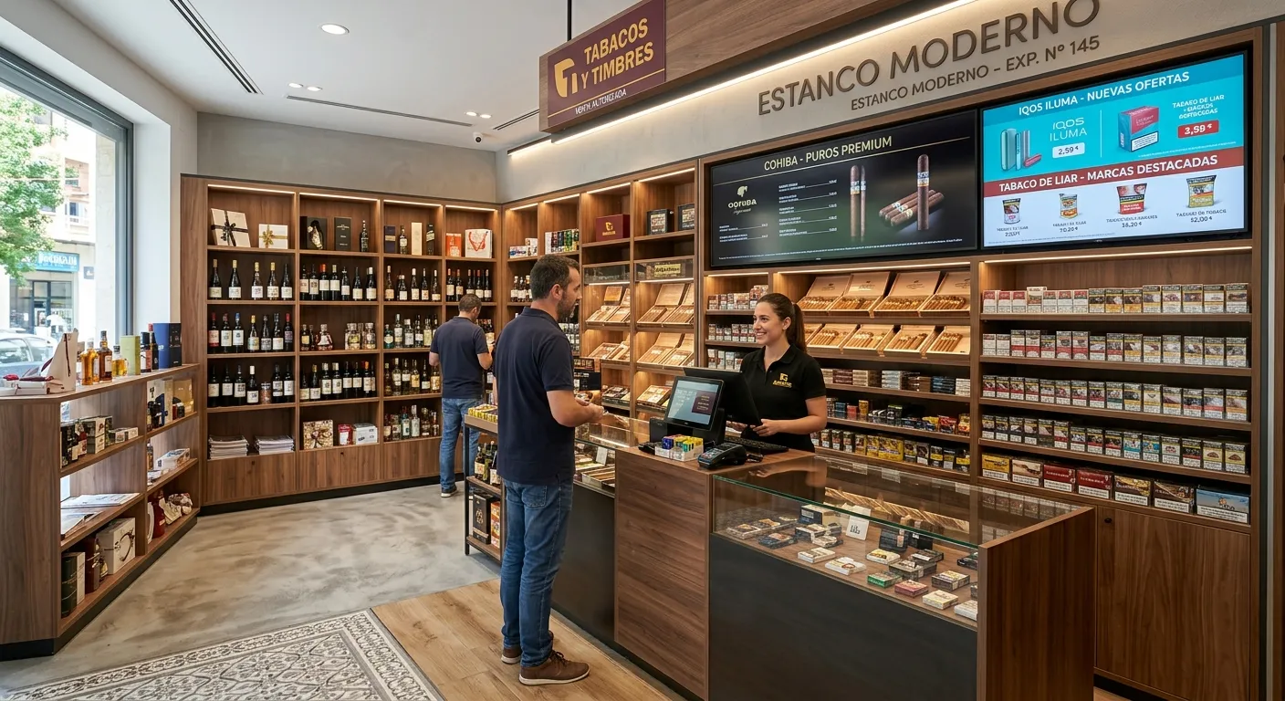 Cartelería Digital para Estancos en Melilla