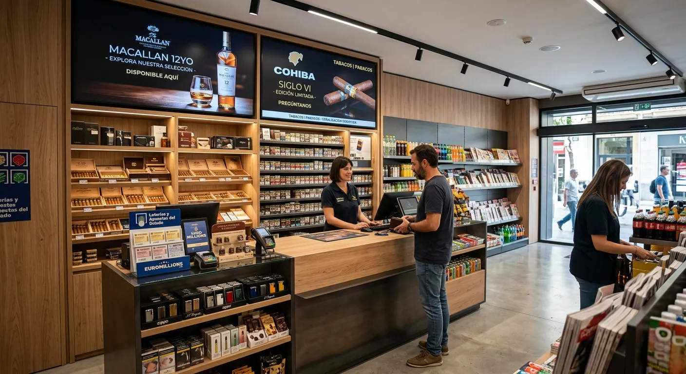 Cartelería Digital para Estancos en Ceuta