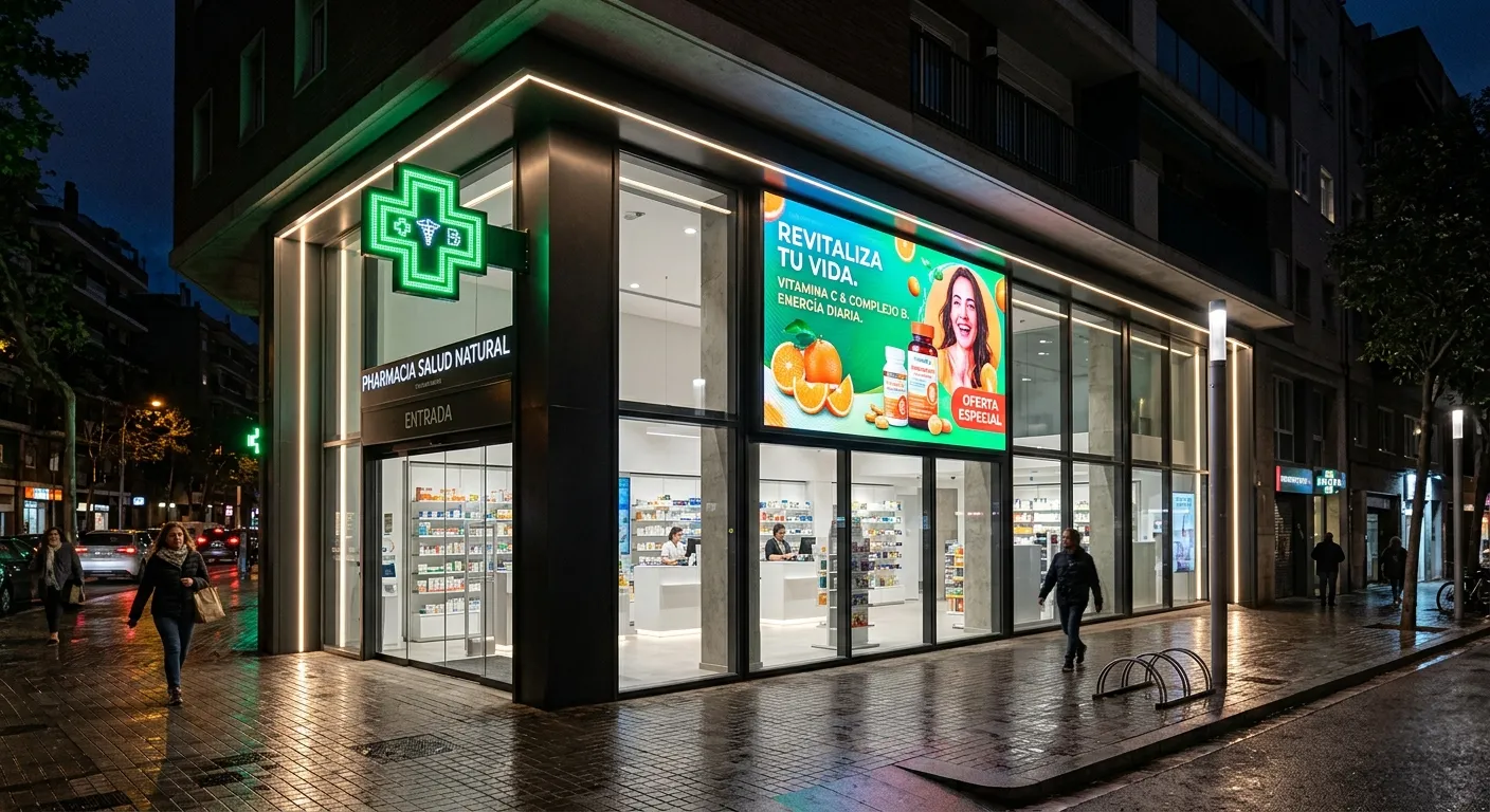 Cartelería Digital para Farmacias en Ceuta