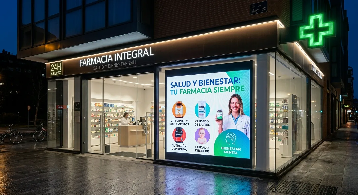 Cartelería Digital para Farmacias en Elburgo/Burgelu