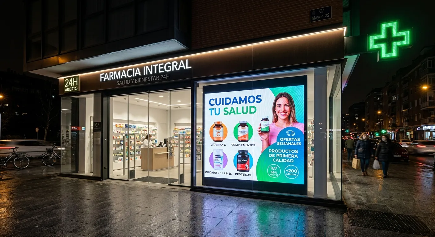 Cartelería Digital para Farmacias en Melilla