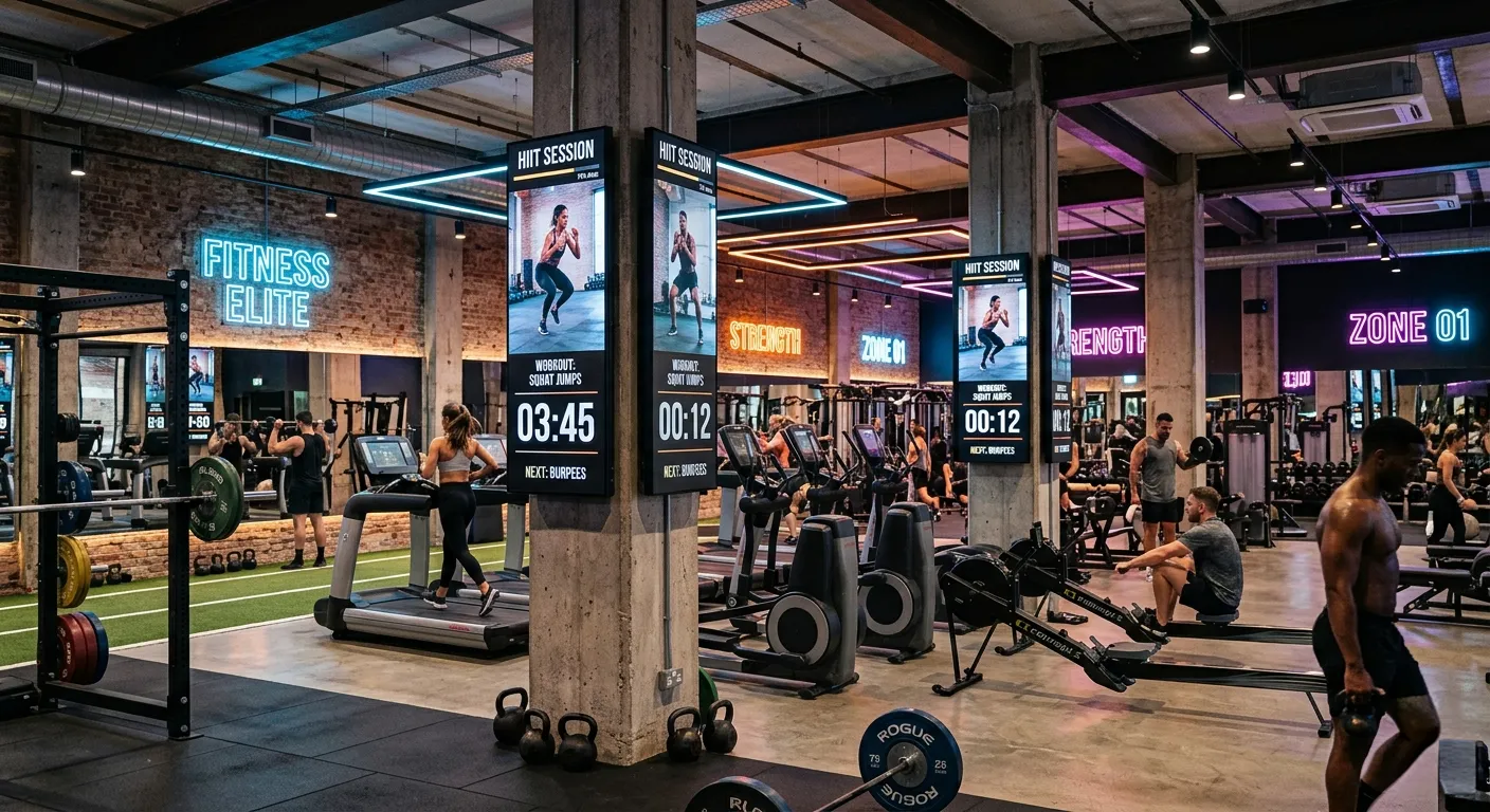 Cartelería Digital para Gimnasios en Elvillar/Bilar