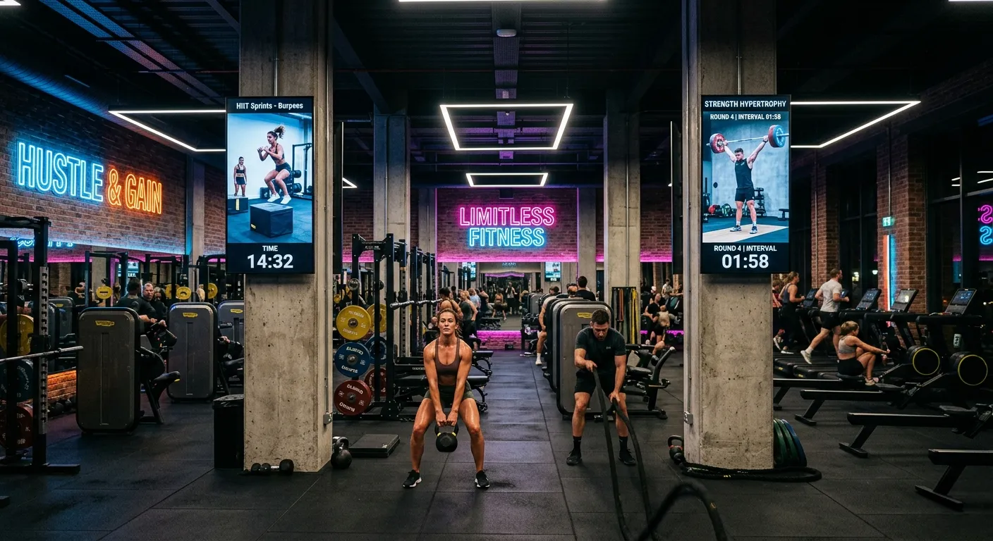 Cartelería Digital para Gimnasios en Ceuta