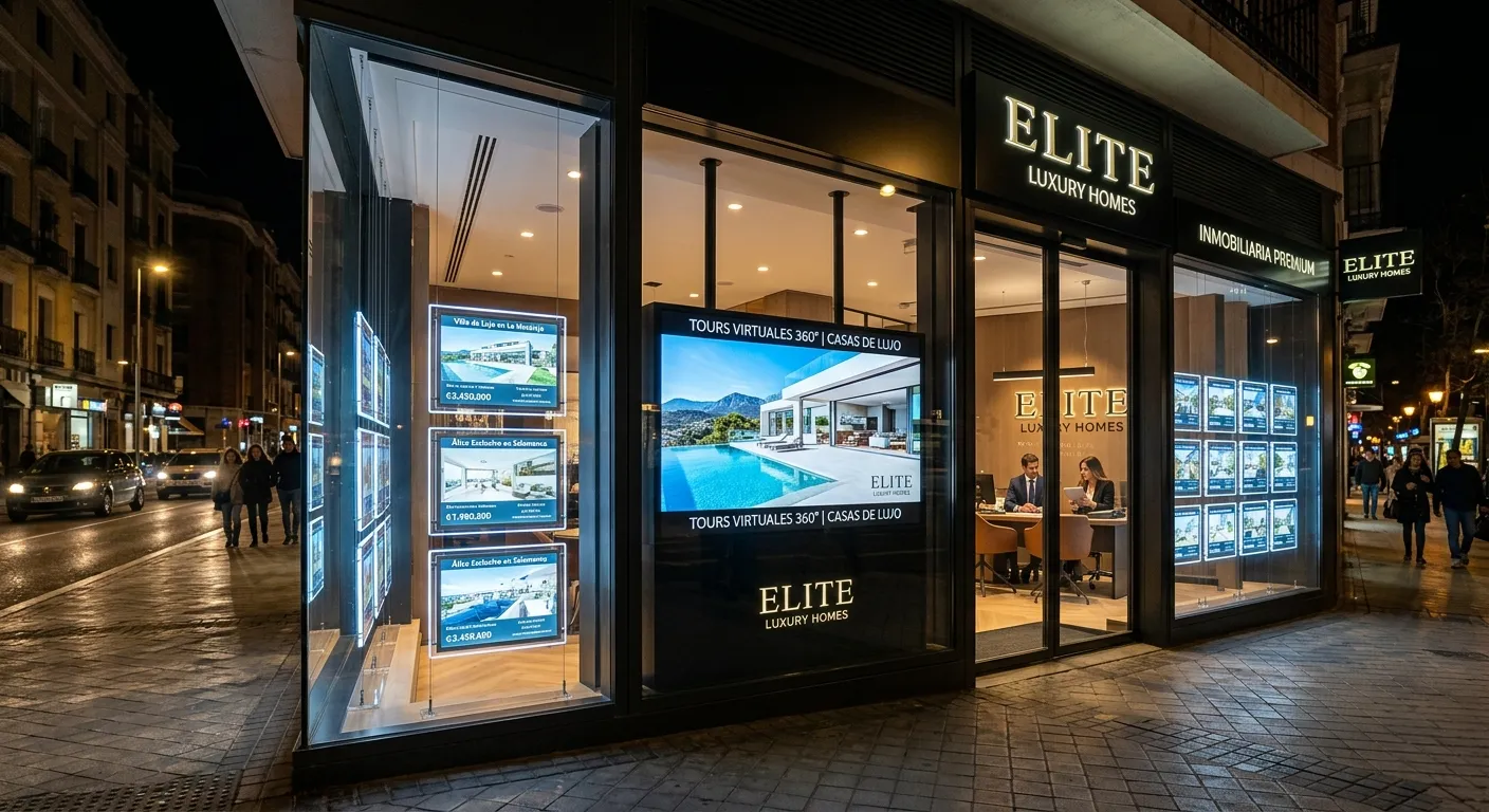 Cartelería Digital para Inmobiliarias en Ceuta