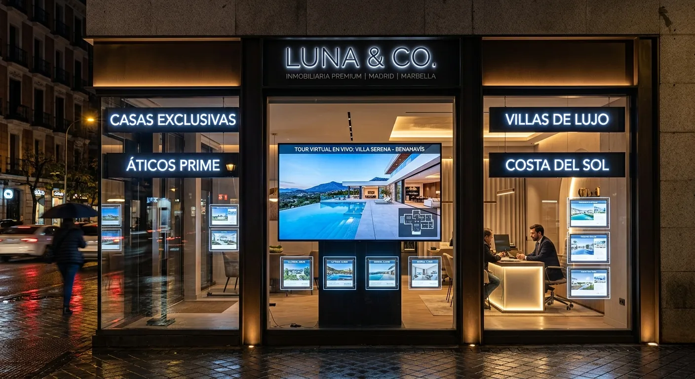 Cartelería Digital para Inmobiliarias en Urkabustaiz