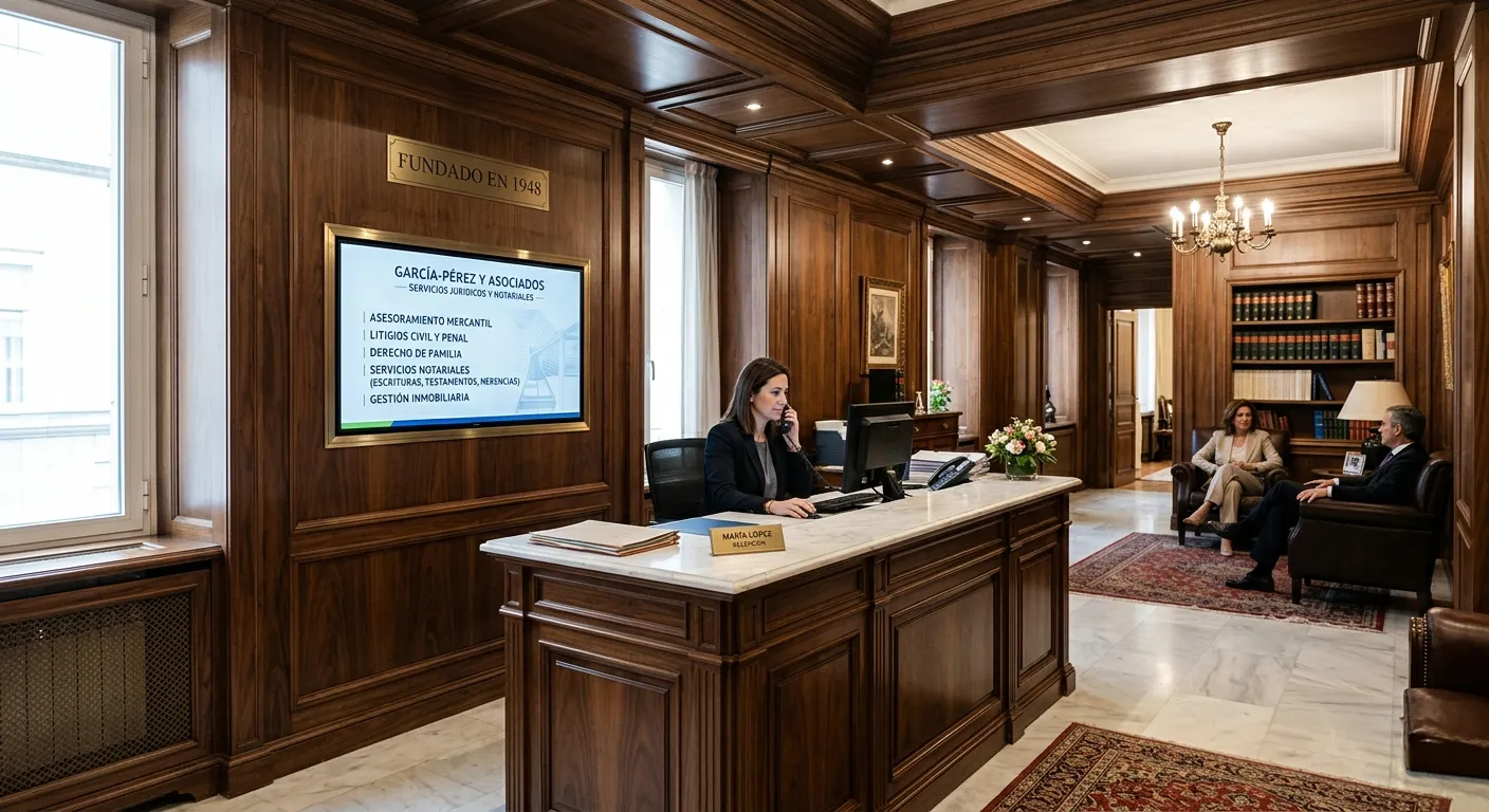 Cartelería Digital para Notarías y Despachos en Melilla