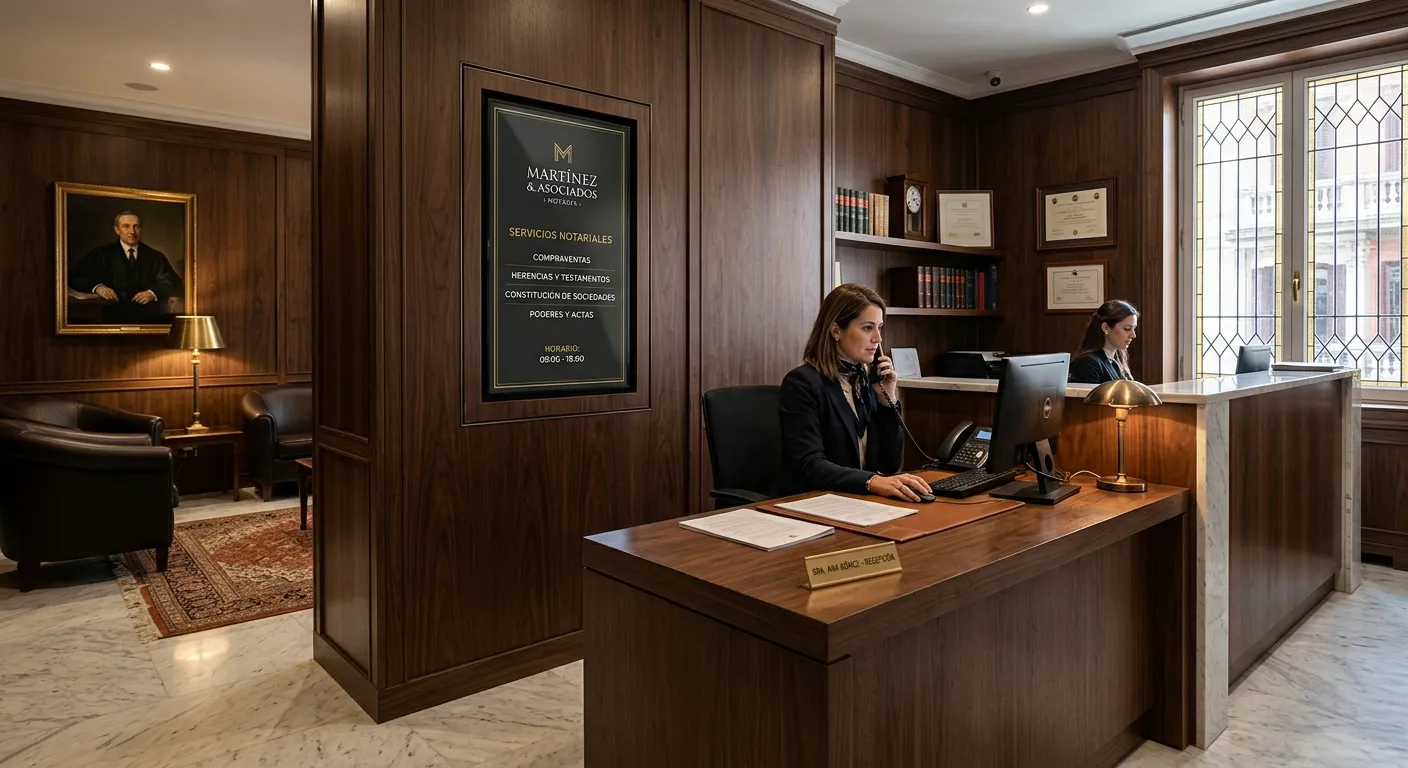 Cartelería Digital para Notarías y Despachos en Erriberabeitia