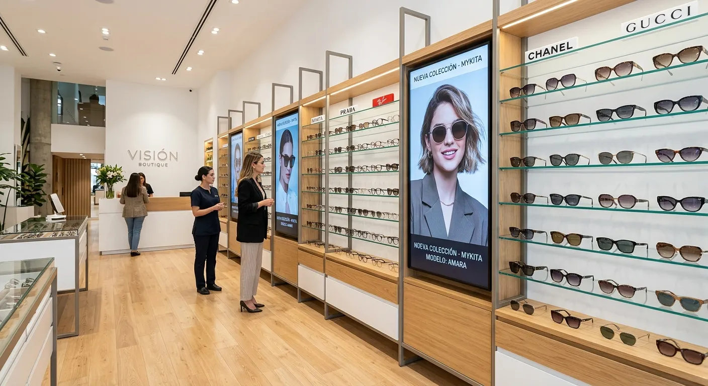 Cartelería Digital para Ópticas en Elburgo/Burgelu
