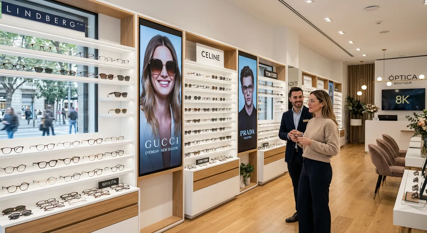 Cartelería Digital para Ópticas en Melilla