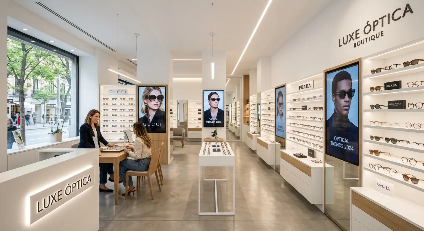 Cartelería Digital para Ópticas en Ceuta