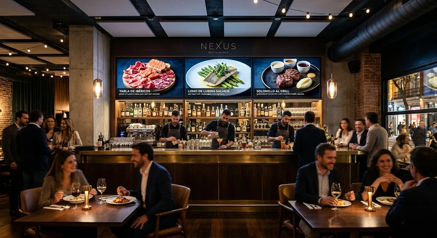 Cartelería Digital para Restaurantes en Ceuta